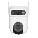 Cámara IP WiFi 6 (Doble Banda 2.4 GHz y 5 GHz) PT Dual-Lente / 3K (5mp + 5mp) / Visión Nocturna Color Hasta 40m / Detección IA Humano-Vehículo / Seguimiento Automático / Defensa Activa con Sirena y Luz Estroboscóp