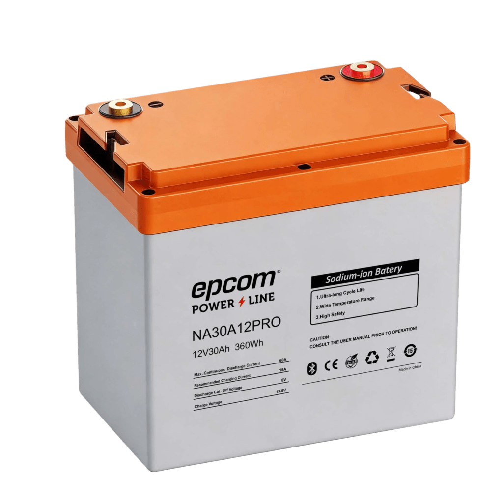 Batería de Iones de Sodio Ciclo Profundo / 12 Vcc 160 Ah / 1920 Wh / 8000 Ciclos / IP65 / Solar, Marina, Respaldo