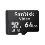 Memoria microSD SanDisk 64GB / Alta Resistencia / Videovigilancia / Clase 10