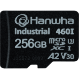 Memoria MicroSD industrial 256 GB / 100 MB/s Lectura / 80 MB/s Escritura / V30/U3/A2 / Especializada camaras Hanwha Vision