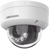 [Dual Light] Domo IP 2 Megapixel / Lente 2.8 mm / 30 mts IR + 30 mts Luz Blanca / Micrófono Integrado / Antivandálico IK08 / ACUSENSE Lite / Exterior IP67 / H.265 / PoE / ONVIF / Micro SD